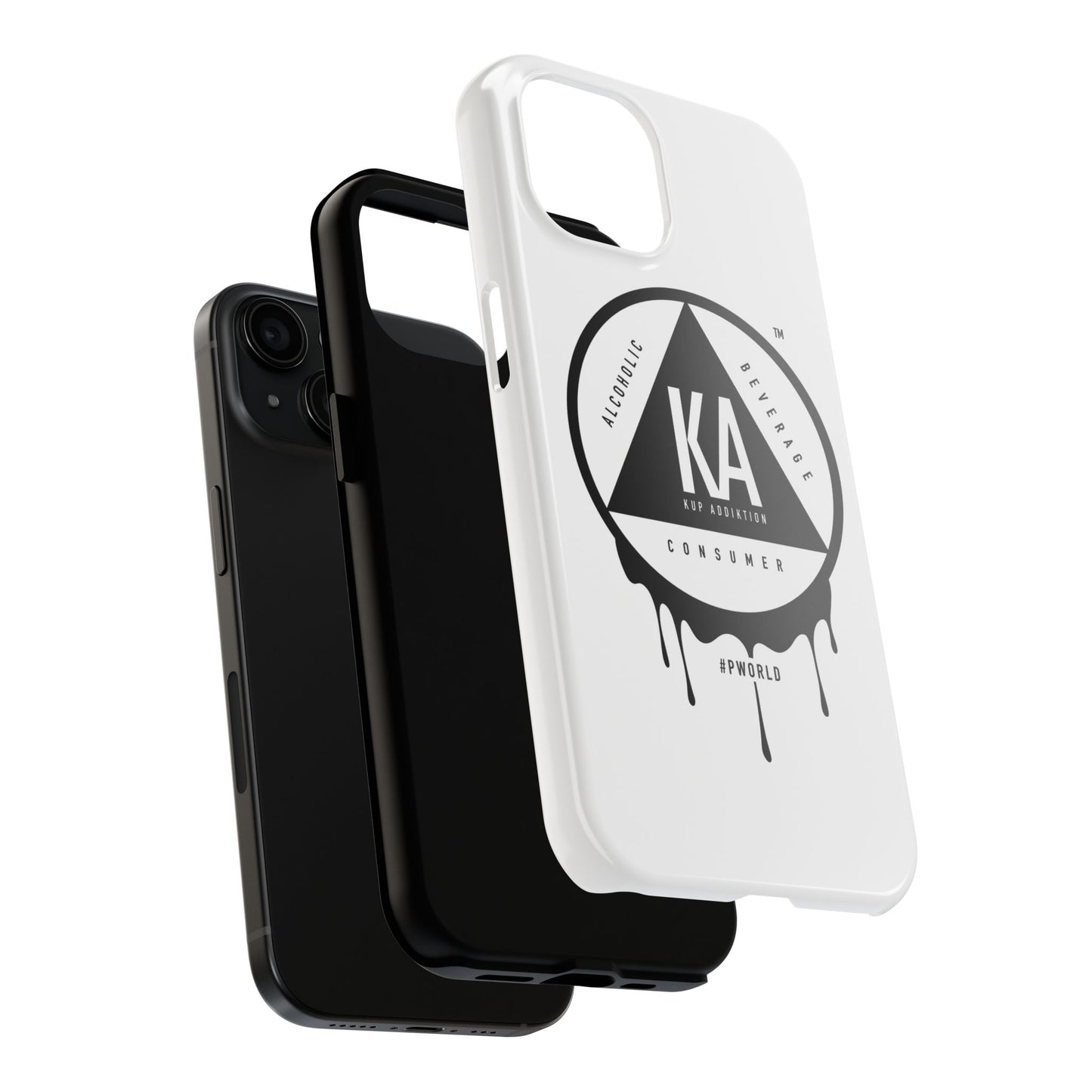 Unique Tough Phone Case - Stylish Alcoholic Beverage Design for Trendy Consumers