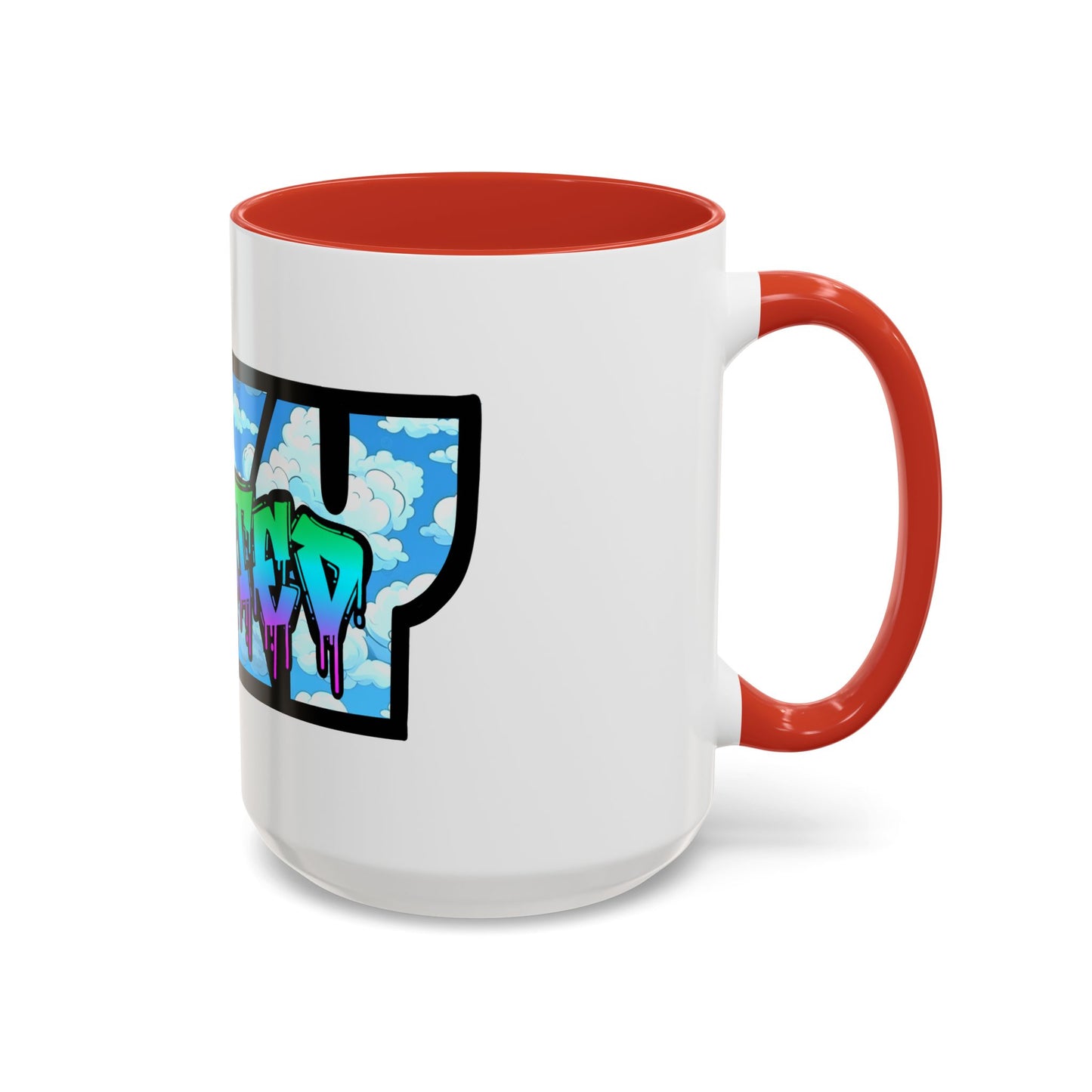 Graffiti Style Accent Coffee Mug - Unique Design for Coffee Lovers, Perfect Gift for Artists, Birthdays, Holidays, Home Decor, Office Use