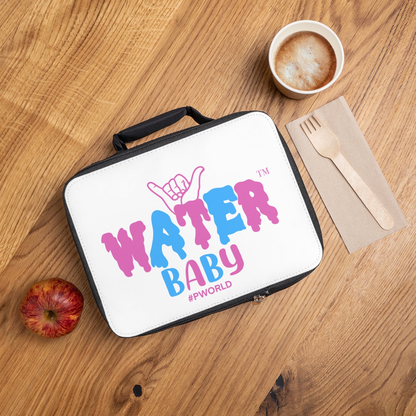 Water Baby Lunch Bag — Cute Beach Vibe Insulated Cooler for Kids & Teens