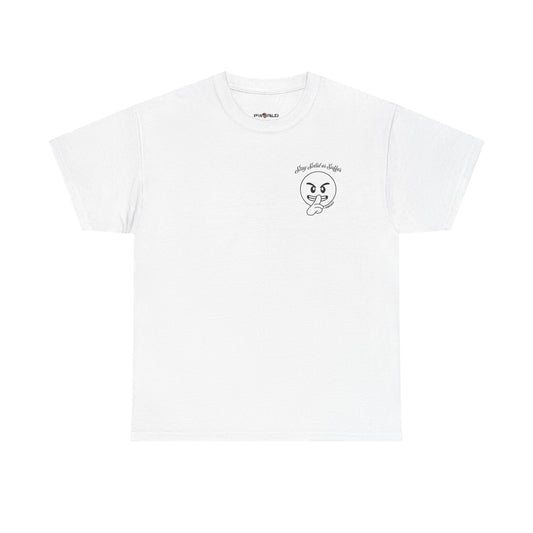 Unisex Heavy Cotton Tee with Artistic Face Design, Casual Graphic T-Shirt, Perfect for Art Lovers, Unisex Gift, Everyday Essentials