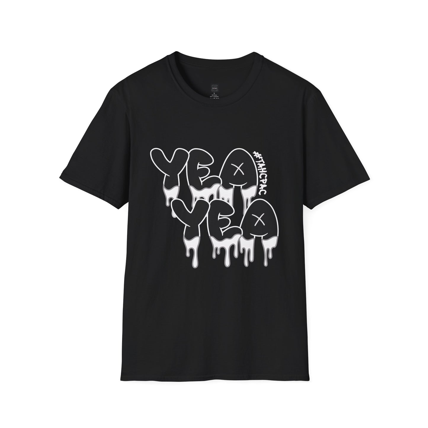 Drippy 'YEA YEA' Graphic T-Shirt — Streetwear Melting Logo Tee