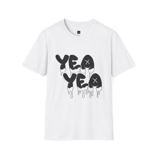 Drippy 'YEA YEA' Graphic T-Shirt — Streetwear Melting Logo Tee