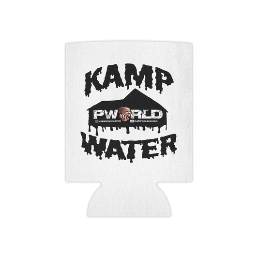 Kamp W'ater Can Cooler — Insulated Beverage Koozie with "KAMP W'ATER" Graphic