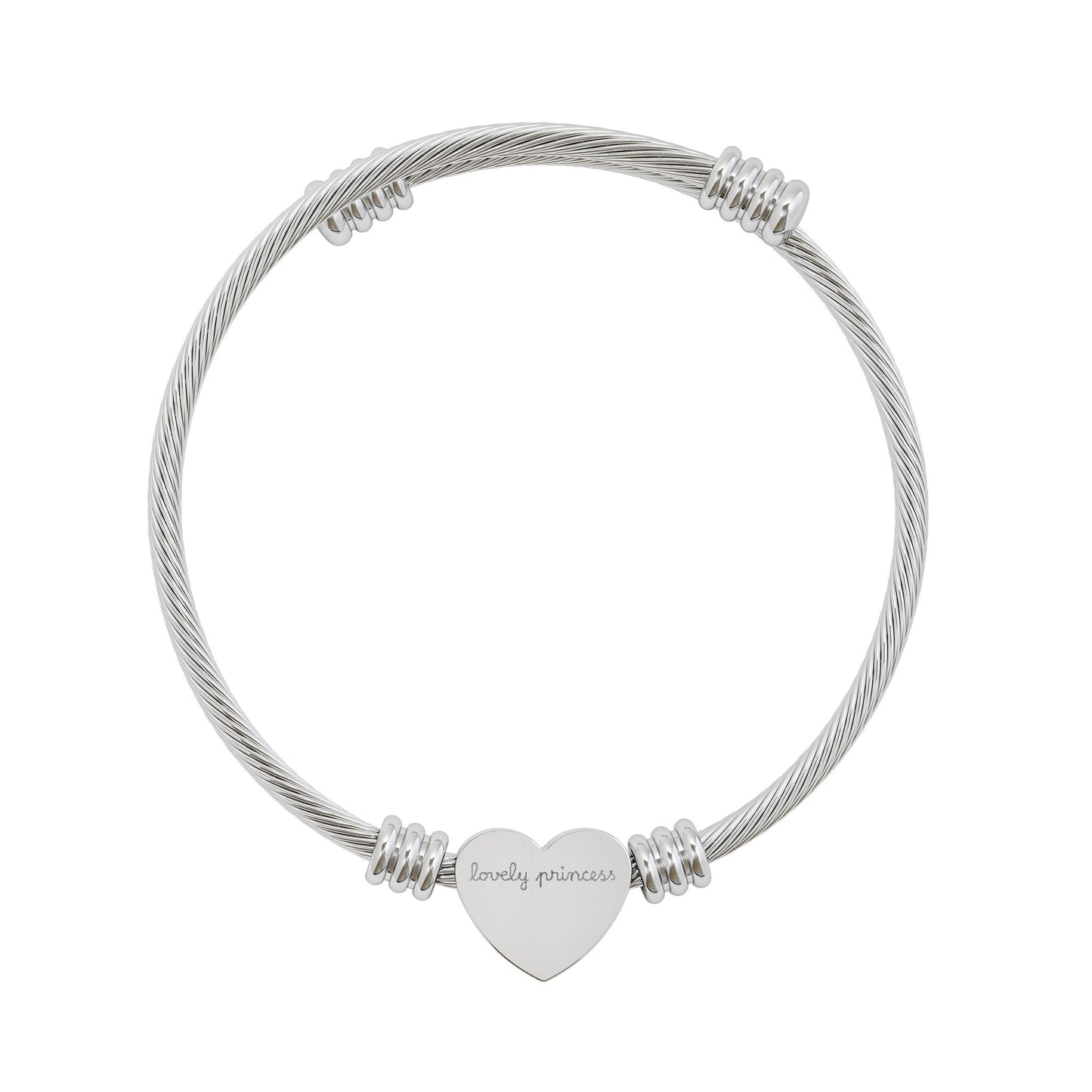 Heart Cuff Bracelet - Engraved Personalized Jewelry, Gift for Her, Anniversary Present, Friendship Bracelet, Valentine's Day, Custom [...]