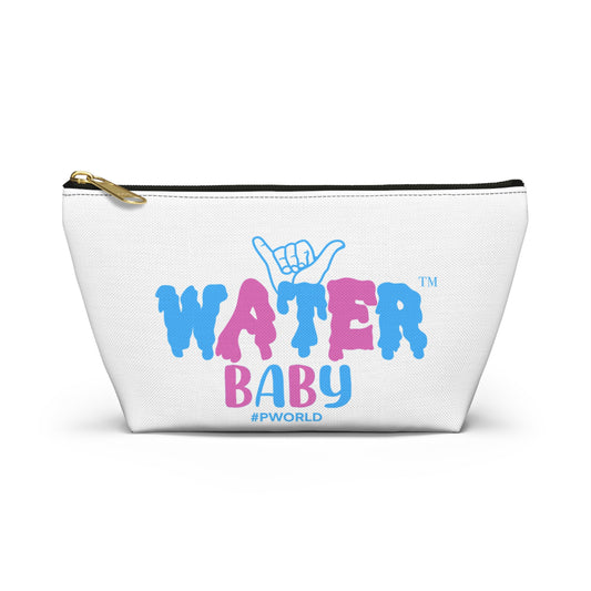 Water Baby Accessory Pouch — Beach Makeup & Swim Gear T-Bottom Bag