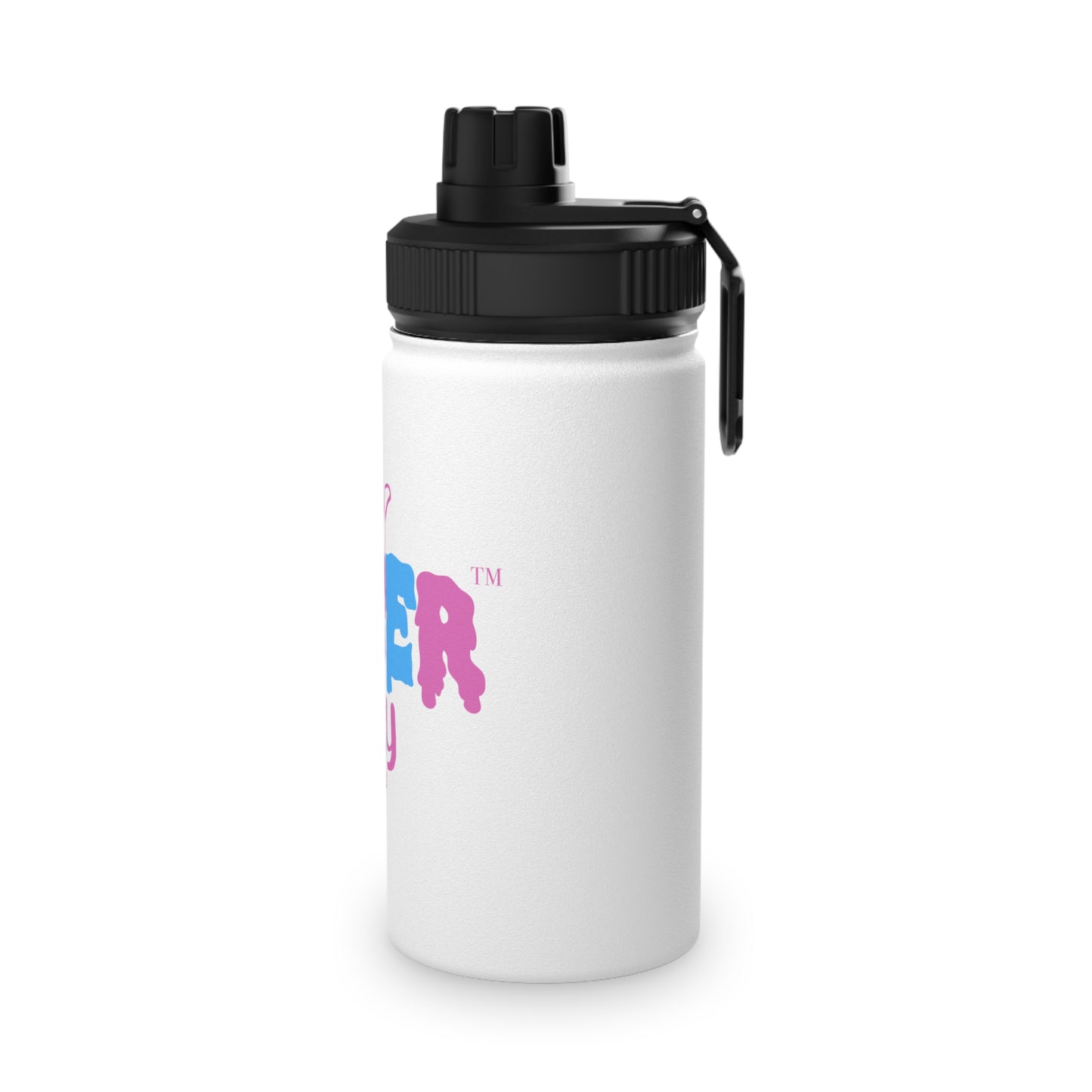 Trendy Water Bottle with Sports Lid, Perfect for Fitness Enthusiasts, Summer Vacation, and Travel, Water Baby Design, Hydration [...]