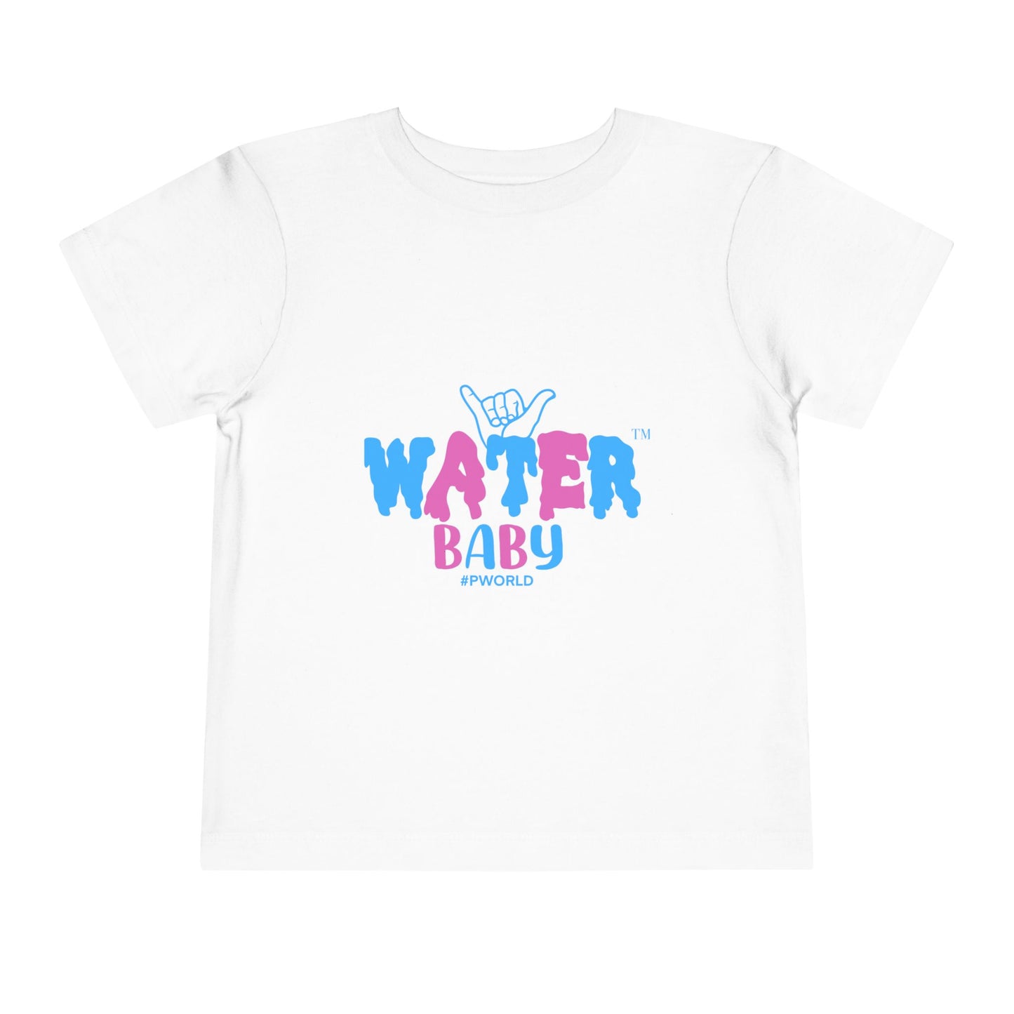 Toddler Tee — "Water Baby" Front & "Kamp Water" Back Graphic Shirt