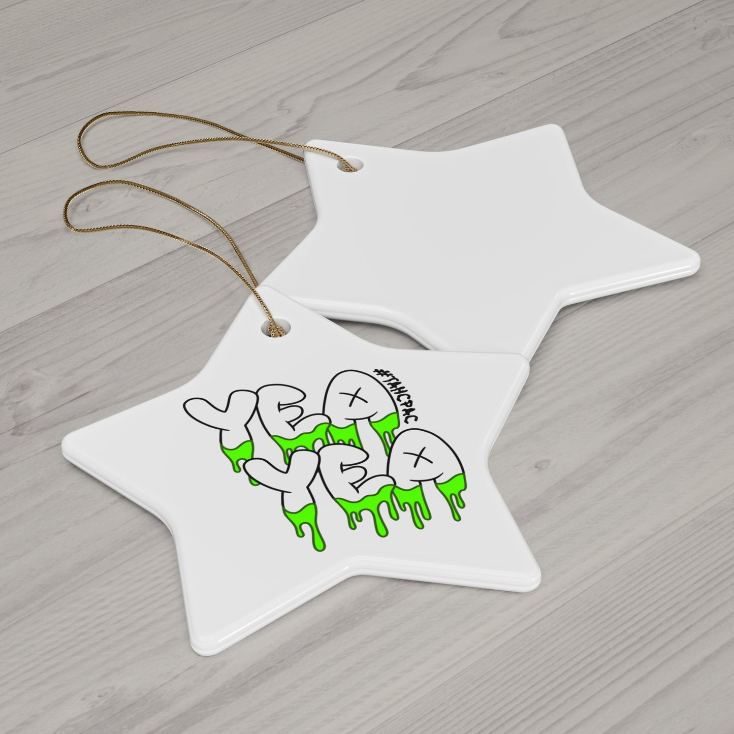 Trendy Ceramic Ornament, Holiday Decor, Gift Idea, Tree Decoration, Festive Accessories, Unique Home Decoration