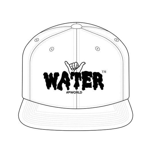 Water-Themed Unisex Snapback Hat, Casual Cap, Streetwear Accessory, Perfect Gift for Summer, Beach Days, Festivals