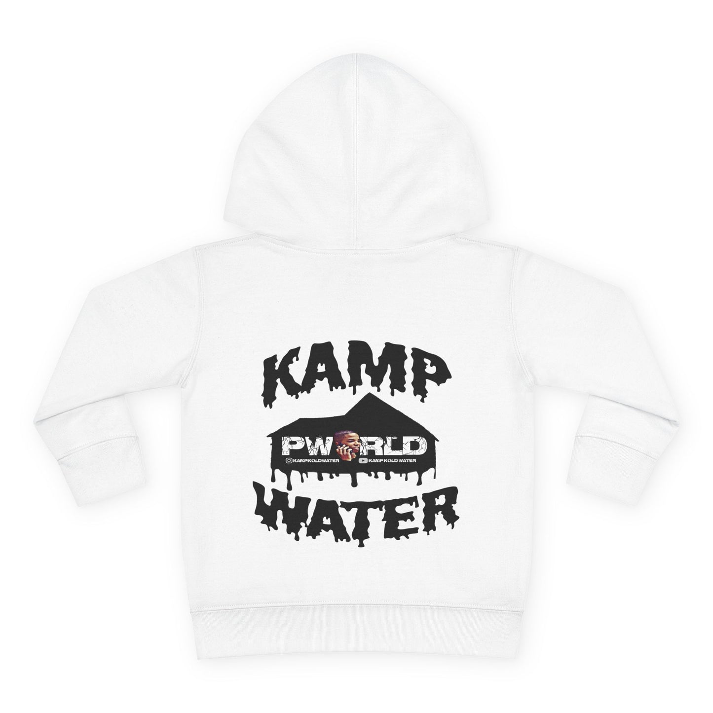 Toddler Hoodie — Cute Drip 'YEE YEE' Graphic Front & 'Kamp Water' Logo Back