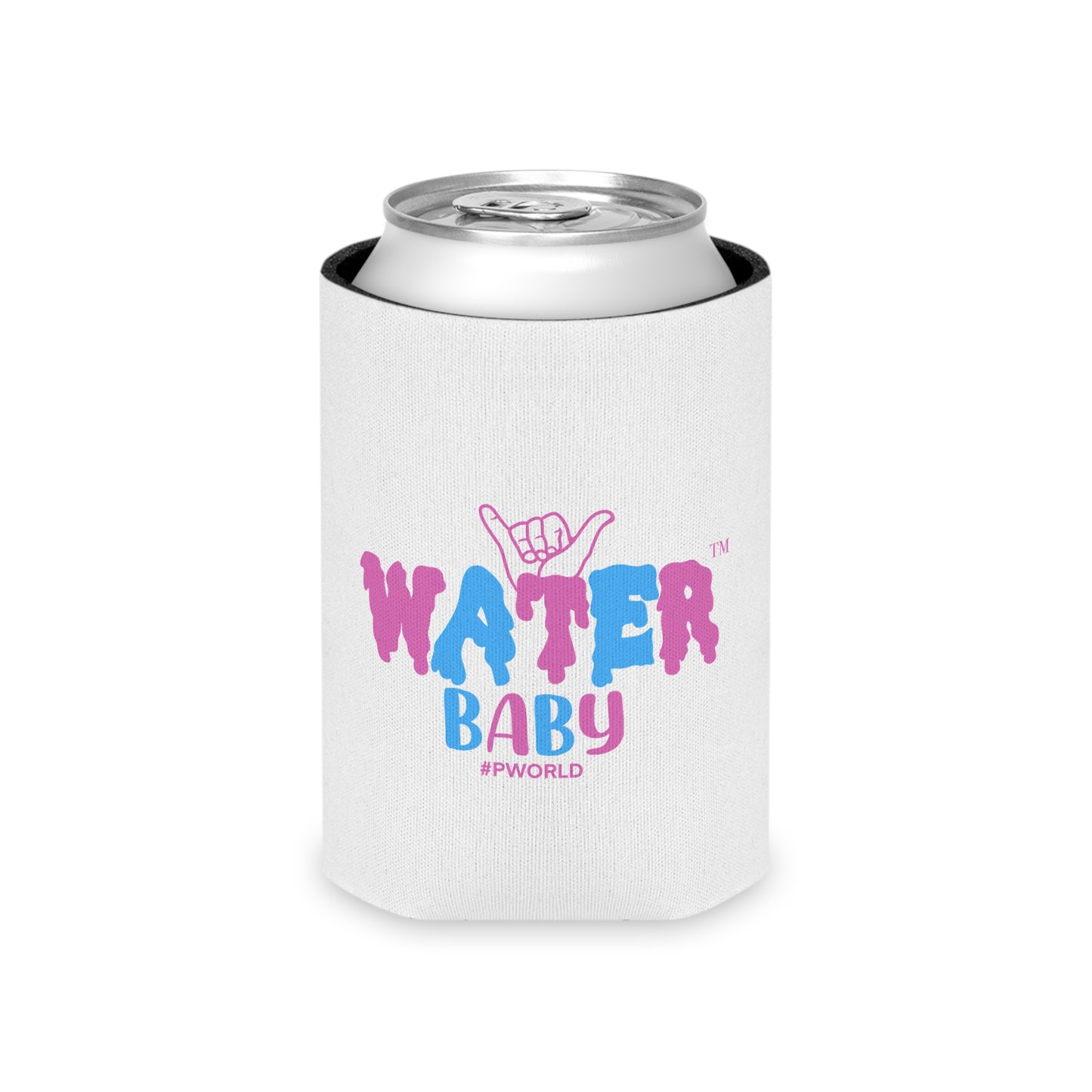 Kamp W'ater Can Cooler — Insulated Beverage Koozie with "KAMP W'ATER" Graphic