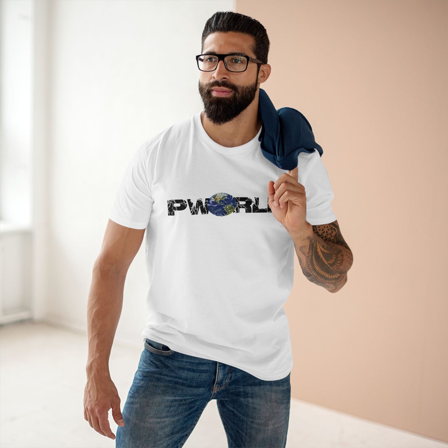 PWORLD GLOBE TEE-SHIRT
