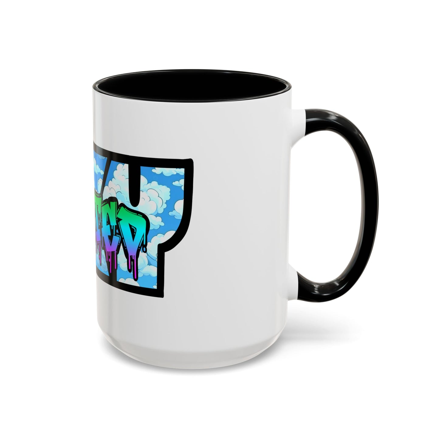 Graffiti Style Accent Coffee Mug - Unique Design for Coffee Lovers, Perfect Gift for Artists, Birthdays, Holidays, Home Decor, Office Use
