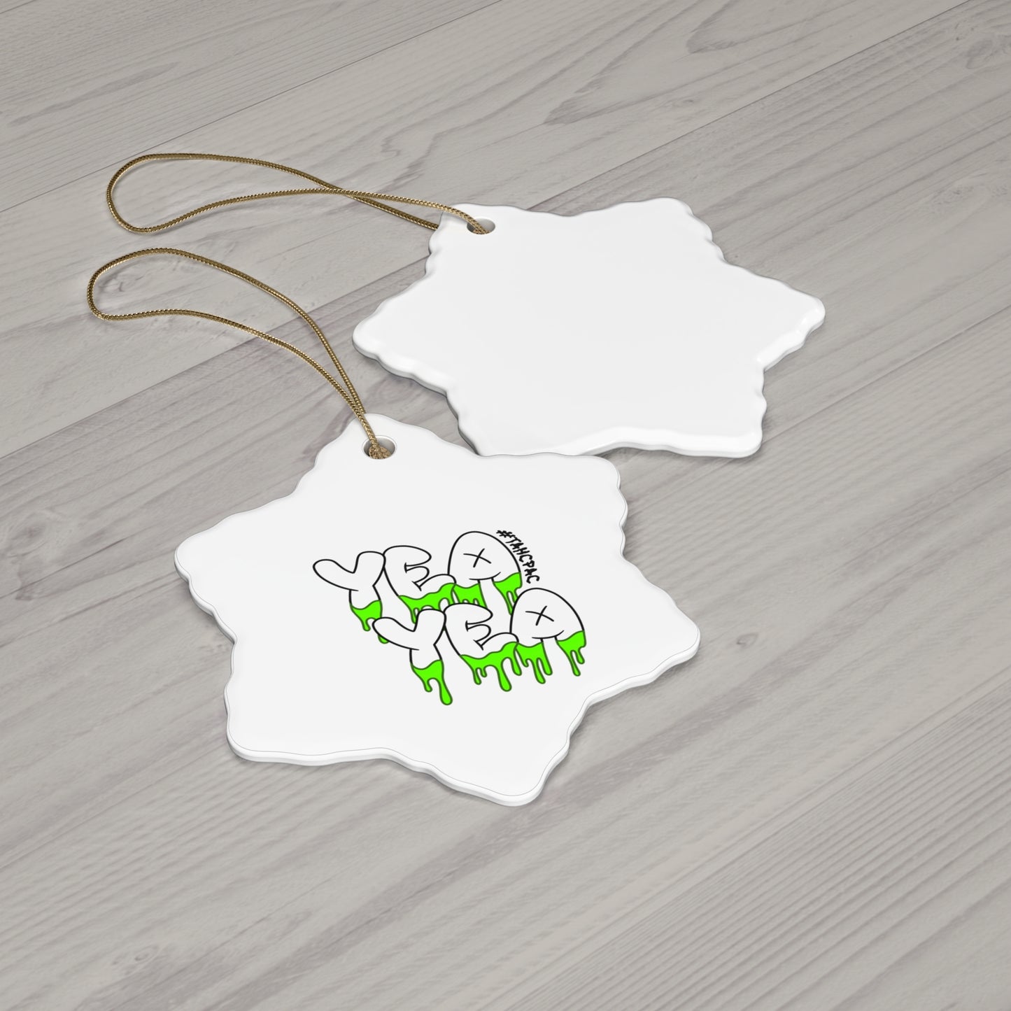 Trendy Ceramic Ornament, Holiday Decor, Gift Idea, Tree Decoration, Festive Accessories, Unique Home Decoration