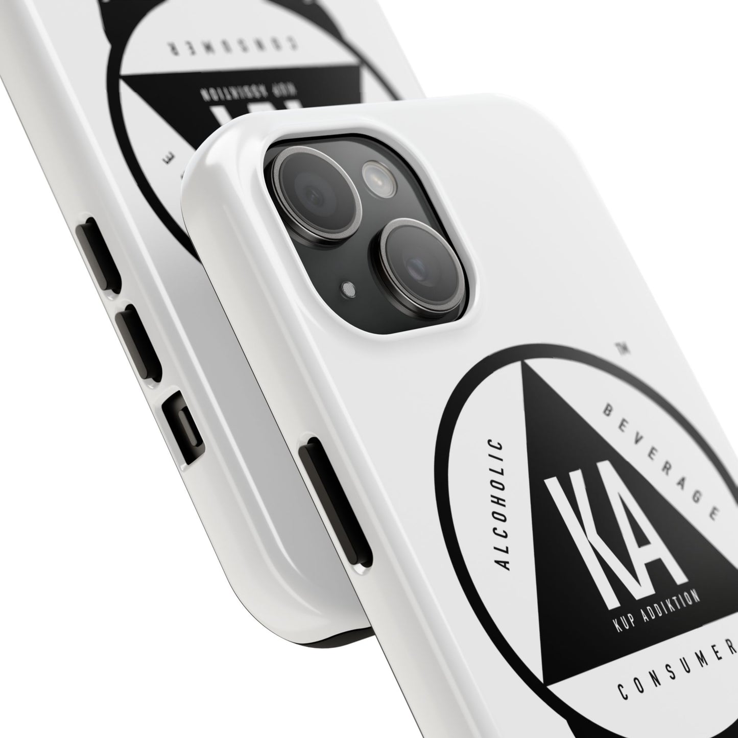 Unique Tough Phone Case - Stylish Alcoholic Beverage Design for Trendy Consumers