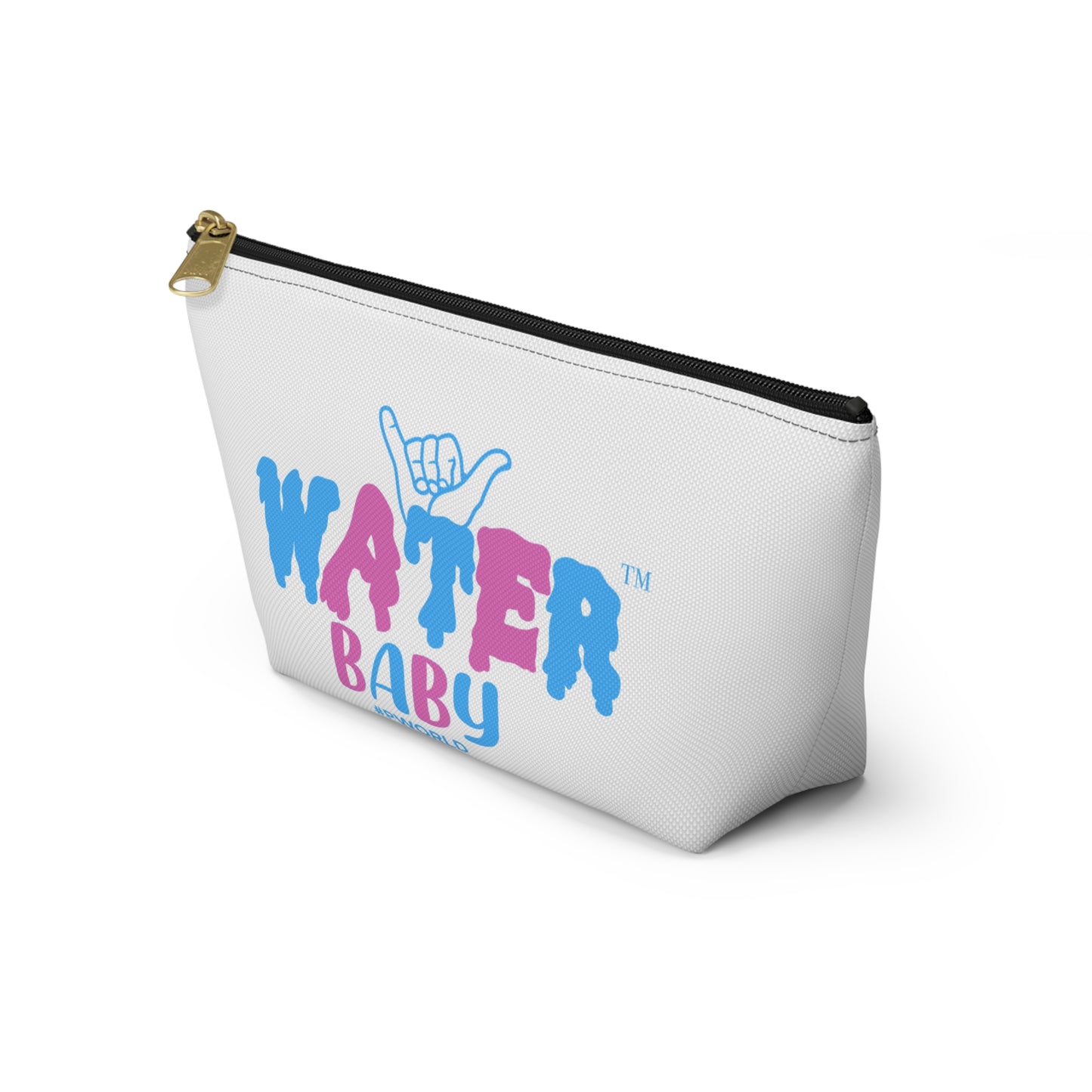Water Baby Accessory Pouch — Beach Makeup & Swim Gear T-Bottom Bag