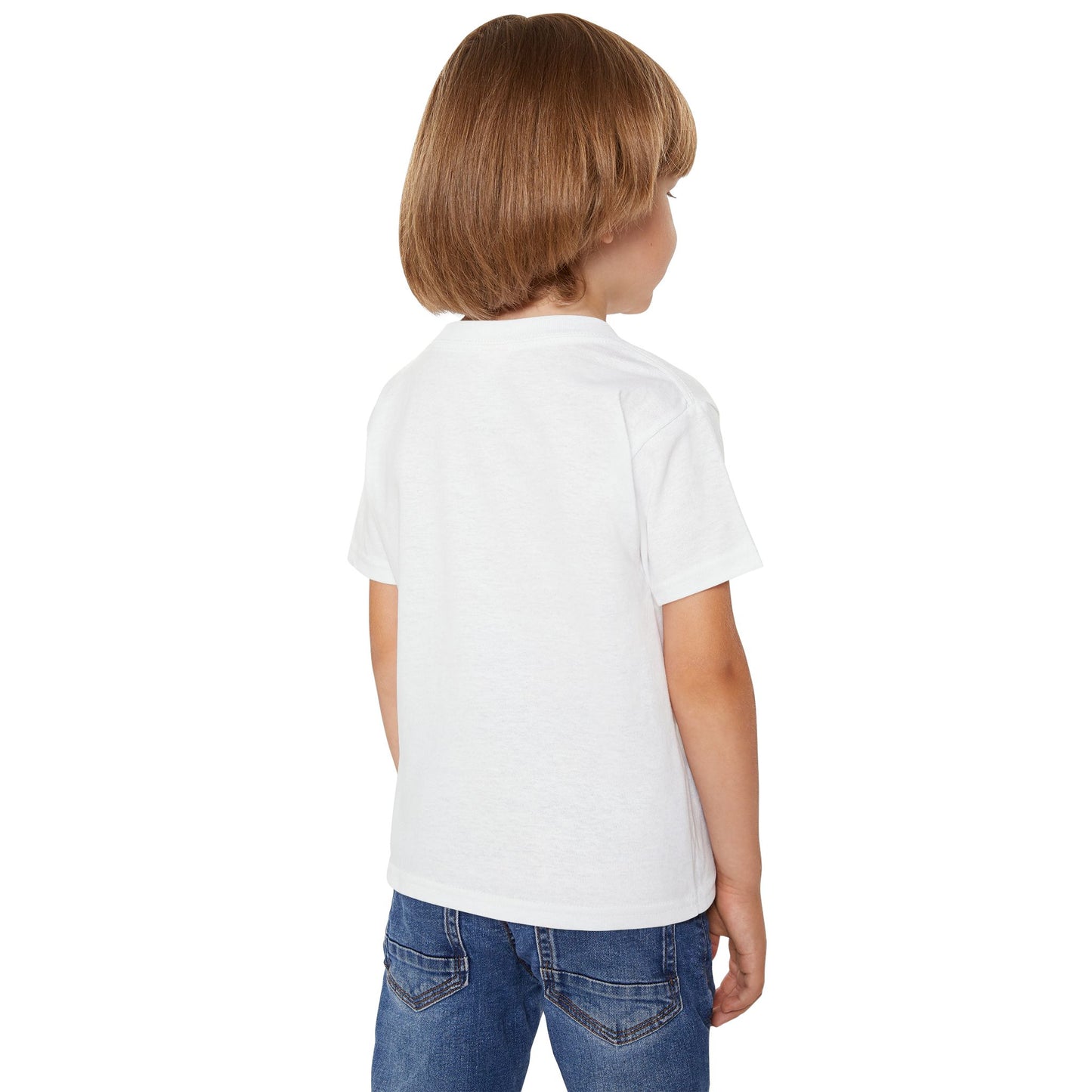 Toddler T‑Shirt — "PWorld" Graphic Tee with Masked Face Logo