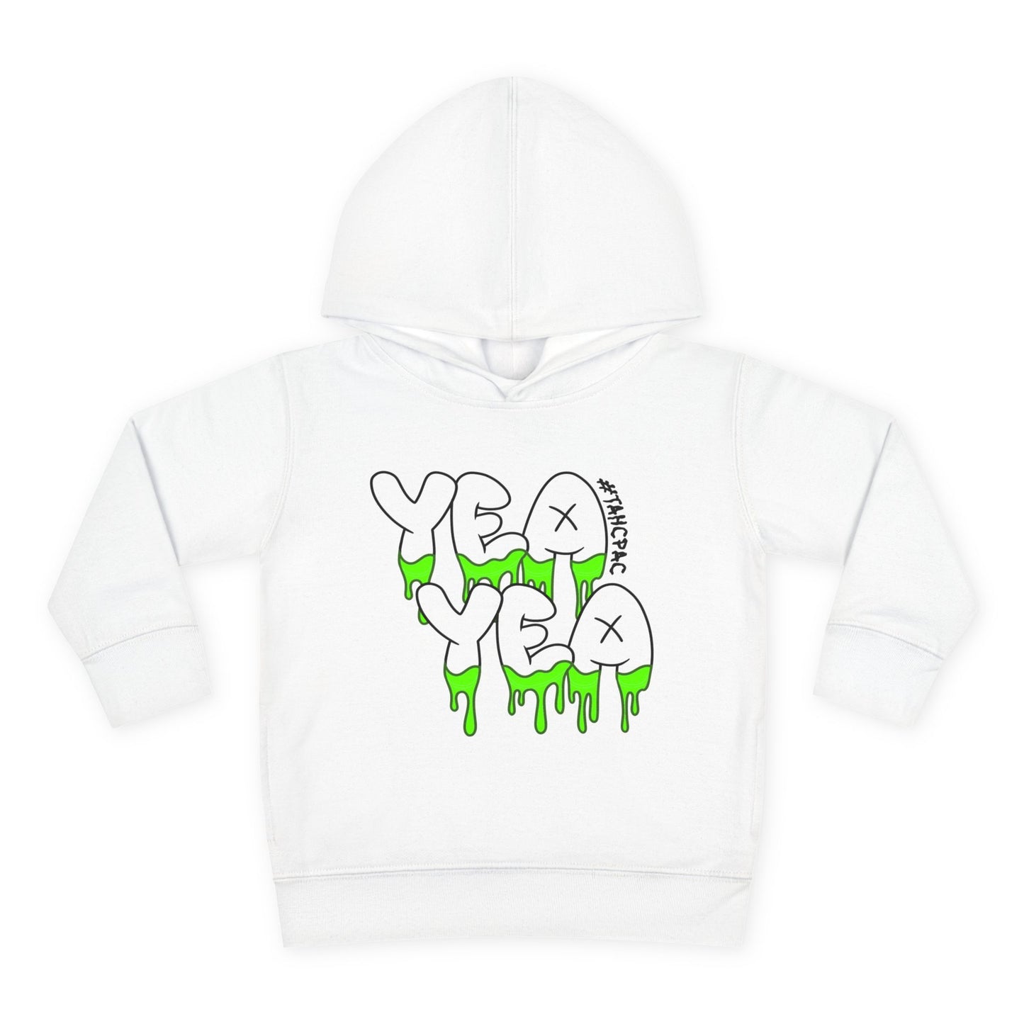 Toddler Hoodie — Cute Drip 'YEE YEE' Graphic Front & 'Kamp Water' Logo Back