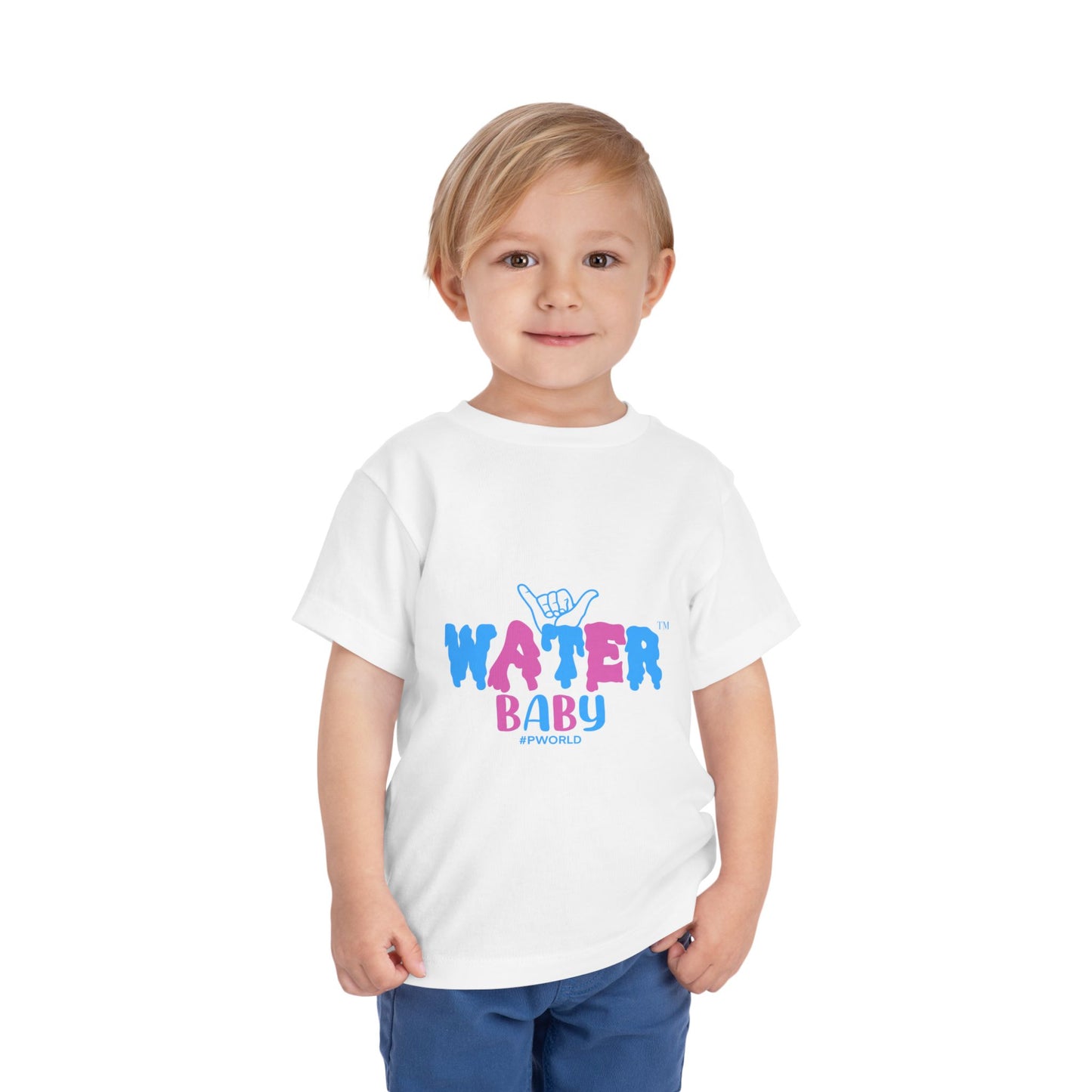 Toddler Tee — "Water Baby" Front & "Kamp Water" Back Graphic Shirt