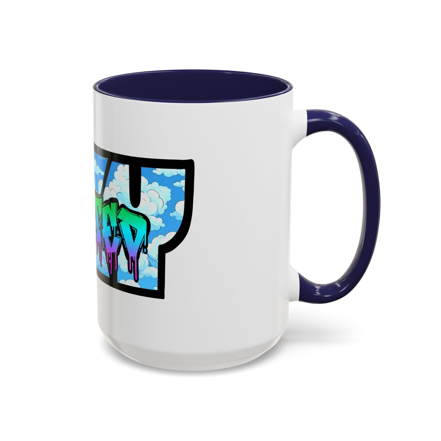 Graffiti Style Accent Coffee Mug - Unique Design for Coffee Lovers, Perfect Gift for Artists, Birthdays, Holidays, Home Decor, Office Use