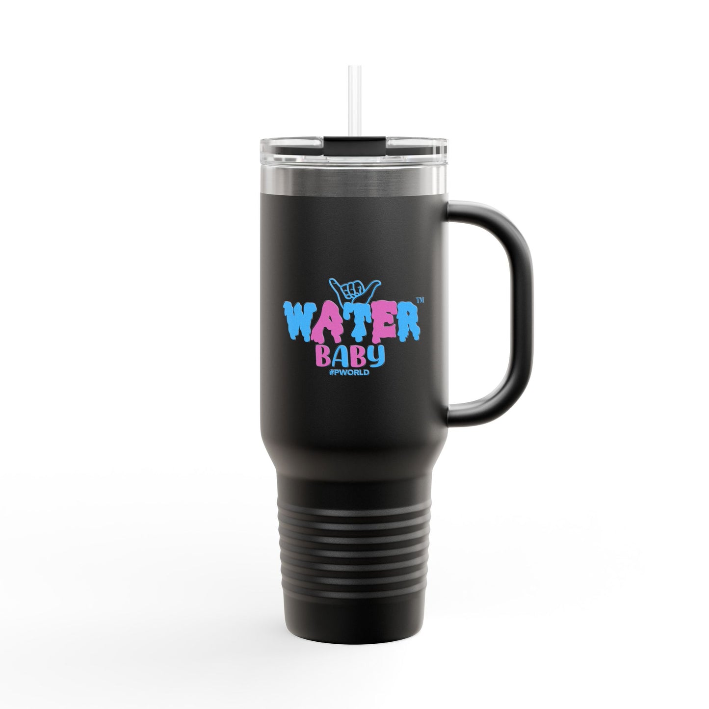 Vibrant Insulated Travel Mug - 40oz, Perfect for Hydration, Ideal Gift for Water Lovers, Unique Cafeteria Style Mug, Summer Essential, [...]